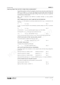 WM8213SCDS/RV Datasheet Pagina 21
