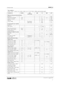 WM8214SCDS/RV Datasheet Page 7