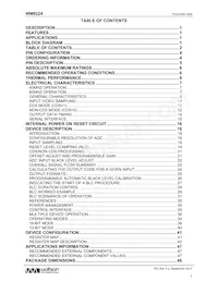 WM8224CSEFL/R Datasheet Page 2