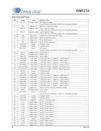 WM8234GEFL/RV Datasheet Page 6