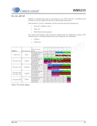 WM8235GEFL/RV數據表 頁面 23