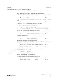 WM8253SCDS/RV Datasheet Page 14