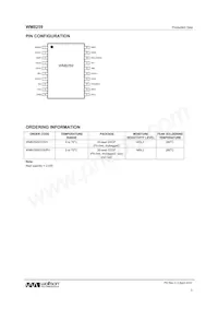 WM8259SCDS/V Datasheet Page 3