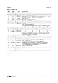 WM8259SCDS/V Datasheet Page 4