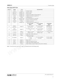 WM8533ECSN/R Datasheet Page 4