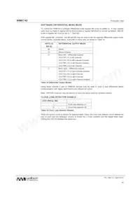 WM8740SEDS/V Datasheet Page 19