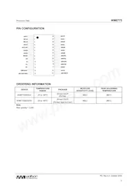 WM8775SEDS/RV Datasheet Pagina 3
