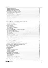 WM8918CGEFL/V Datasheet Page 4