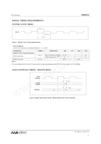 WM8952ECS/RV Datasheet Page 11