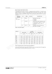 WM8952ECS/RV Datasheet Pagina 23