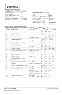 ZSCT1555N8TA Datasheet Page 2
