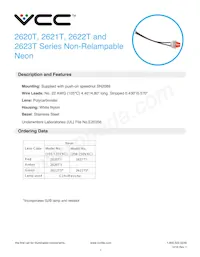 2621T3 데이터 시트 표지