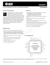 840S06AKILFT Datasheet Copertura