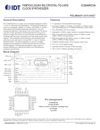 844N234AKILF Datasheet Cover