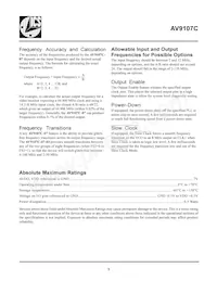 9107C-05CS08LFT Datasheet Page 5