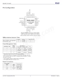 9SQL4952ANLGI8 Datasheet Page 2