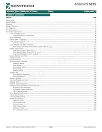 ACS8509T Datasheet Page 2