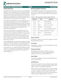 ACS8509T Datasheet Page 17