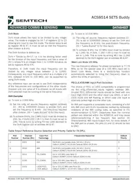 ACS8514T Datasheet Pagina 9