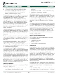 ACS8525AT Datasheet Page 19