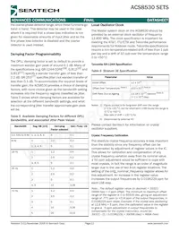 ACS8530T Datasheet Pagina 22