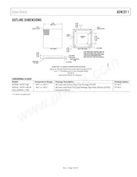 ADN2811ACPZ-CML-RL數據表 頁面 20