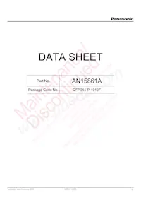 AN15861A-VT Datasheet Copertura