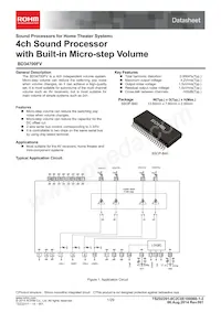 BD34700FV-E2 Datasheet Cover