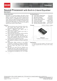 BD37522FS-E2 Datasheet Cover