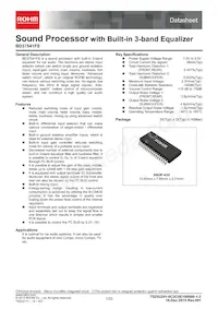 BD37541FS-E2 Datasheet Cover