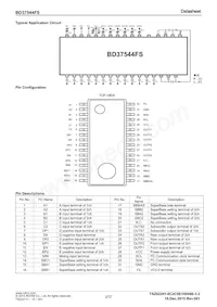 BD37544FS-E2 Datasheet Pagina 2