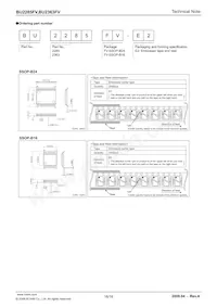BU2285FV-E2 Datasheet Page 16