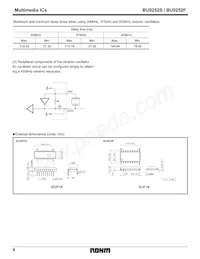 BU9252F-E2 Datasheet Page 6
