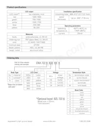 CNX722N40024W Datasheet Page 2