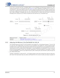 CS2000CP-EZZ Datasheet Pagina 17