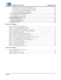 CS2000P-DZZ Datasheet Pagina 3