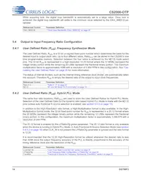 CS2000P-DZZ Datasheet Page 14