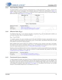 CS2000P-DZZ Datasheet Pagina 15
