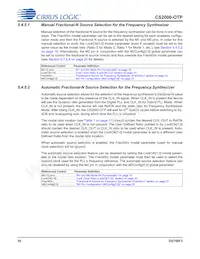 CS2000P-DZZ Datasheet Page 16
