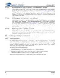 CS2000P-DZZ Datasheet Page 20