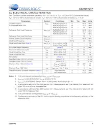 CS2100P-DZZ Datasheet Page 7