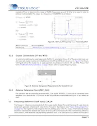 CS2100P-DZZ 데이터 시트 페이지 12