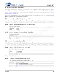 CS2200CP-DZZ Datasheet Page 19