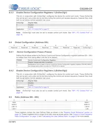 CS2200CP-DZZ Datasheet Page 21