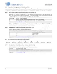 CS2200CP-DZZ Datasheet Page 22