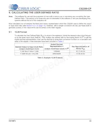 CS2200CP-DZZ Datasheet Page 23