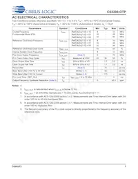 CS2200P-DZZ Datasheet Page 7
