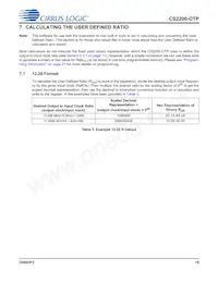 CS2200P-DZZ Datasheet Pagina 19