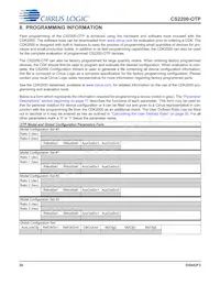 CS2200P-DZZ Datasheet Pagina 20