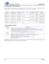 CS2200P-DZZ Datasheet Pagina 22